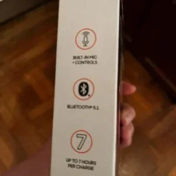 W ireless Earbuds Bright Pink Bluetooth 5.1 with Mic Sharper Image W (e/x) (NEW) - Picture 8 of 8